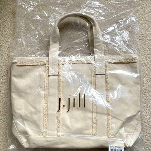 J Jill Canvas Tote Bag